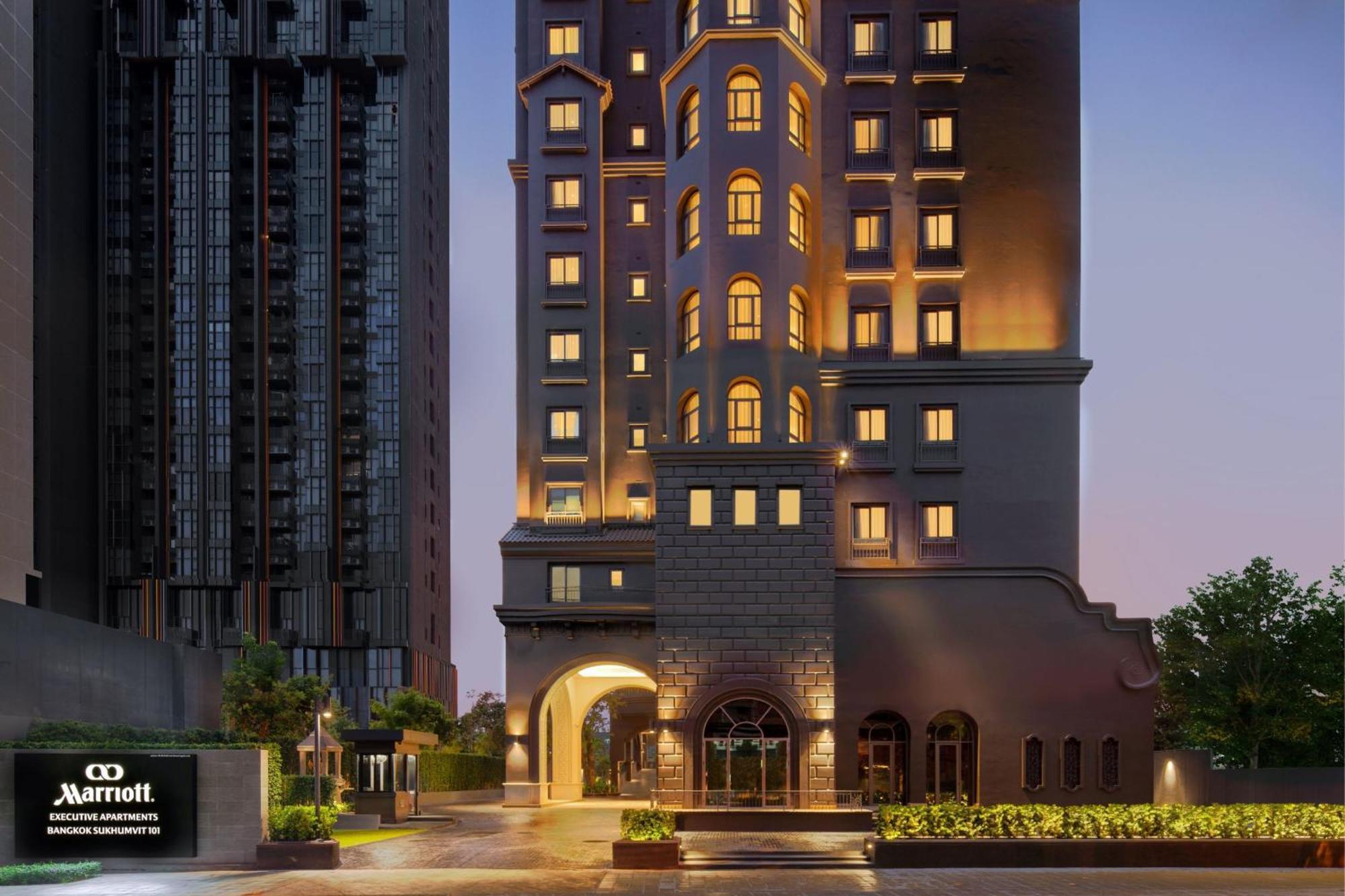Marriott Executive Apartments Bangkok, Sukhumvit 101 Exterior foto